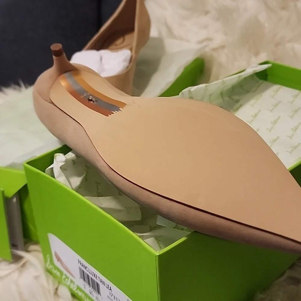 Sam Edelman Women's Tan Heels - Picture 3 of 6